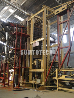 particle board production line machine